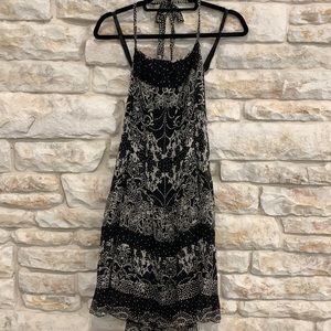 Anna Sui x Anthropologie silk chiffon halter dress size 0